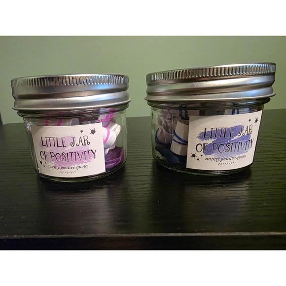 Parapaper Other - Parapaper Little Jar of Positivity 20 Positive Quotes Inspirational Gift Set